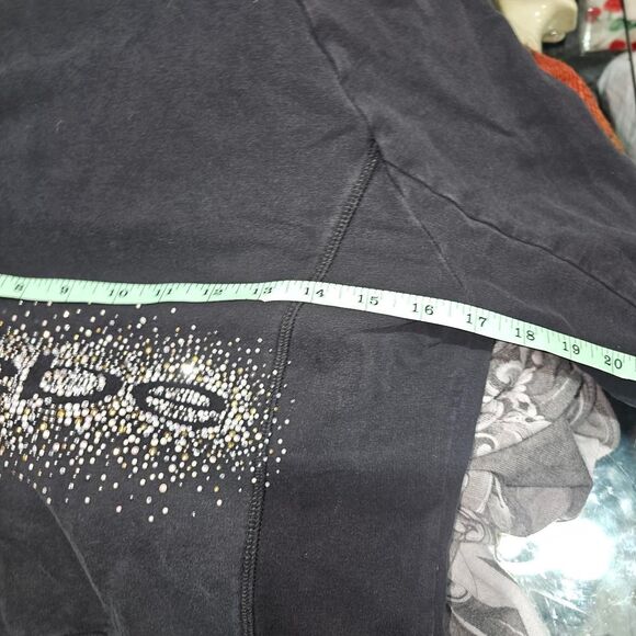 vintage y2k bebe rhinestone back logo mcbling zip up hoodie - Picture 6 of 7